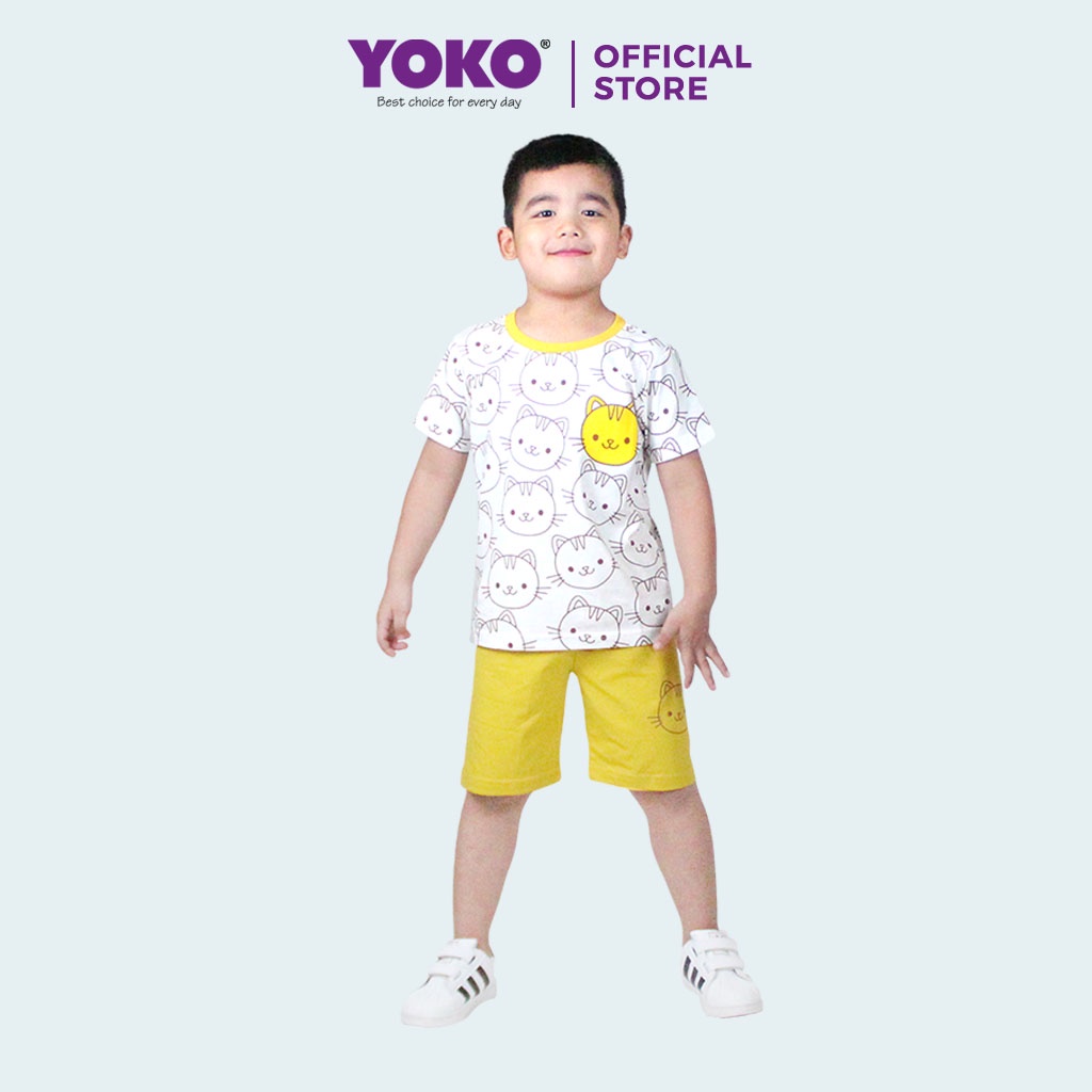 Bộ Quần Áo Thun Tay Ngắn Bé Trai Và Bé Gái (1-9 Tuổi) YOKO KID’S FASHION 21253TG