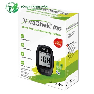 Máy đo đường huyết Vivachek Ino thương hiệu Mỹ Tặng kèm 50 que thử và 50 kim lấy máu (BH trọn thumbnail
