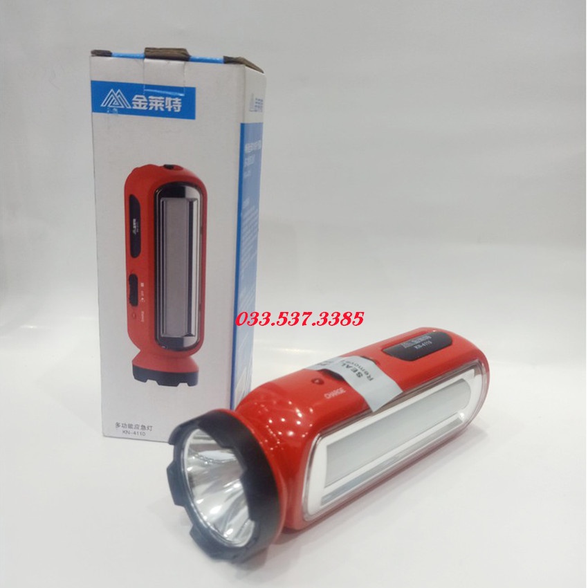 Đèn dã ngoại, đèn pin tích điện KN 4110 tích hợp 2 chế độ
