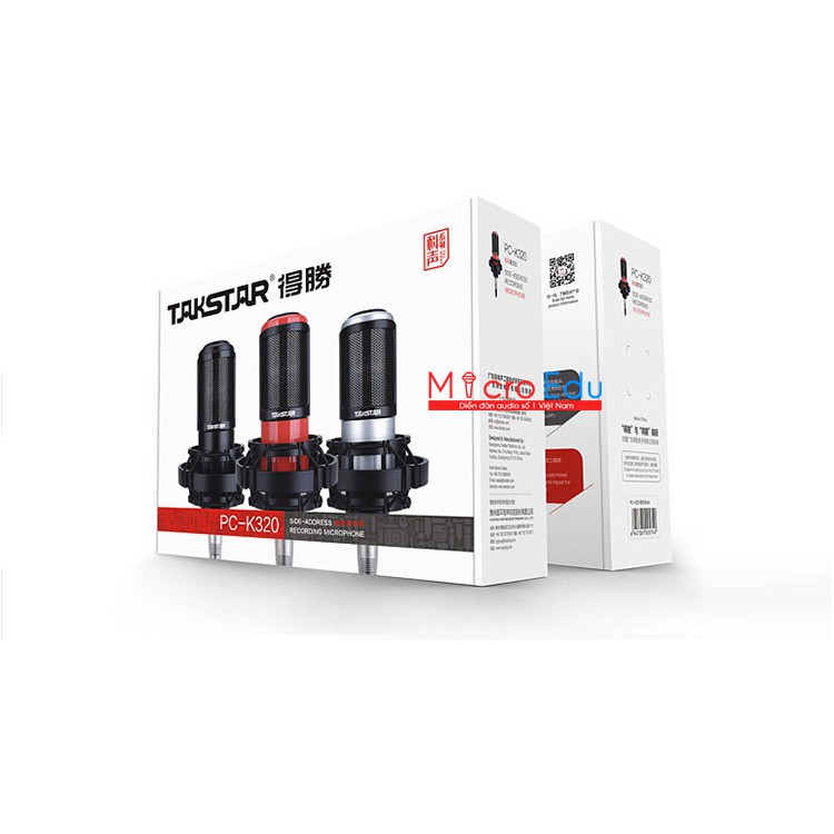 Micro thu âm Takstar PC K320 siêu sang, live stream chuyên nghiệp