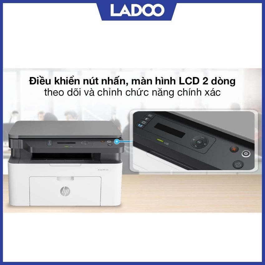 [Freeship] Máy in đa chức năng HP LaserJet MFP 135a 4ZB82A  (In, copy, scan) - Bảo hành chính hãng