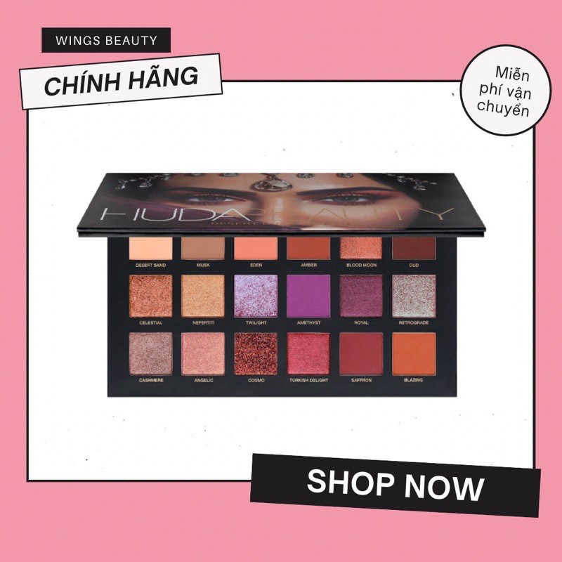 MUA 1 TẶNG 1 - Bảng mắt HUDA BEAUTY Desert Dusk Palette