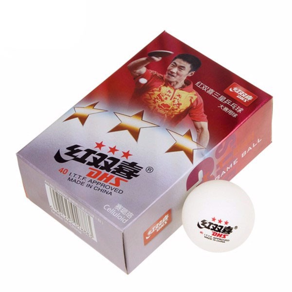 Quả Bóng Bàn DHS 3 sao 40 (Hộp 6 Quả Đạt Chuẩn Thi Đấu Tiêu Chuẩn ITTF)