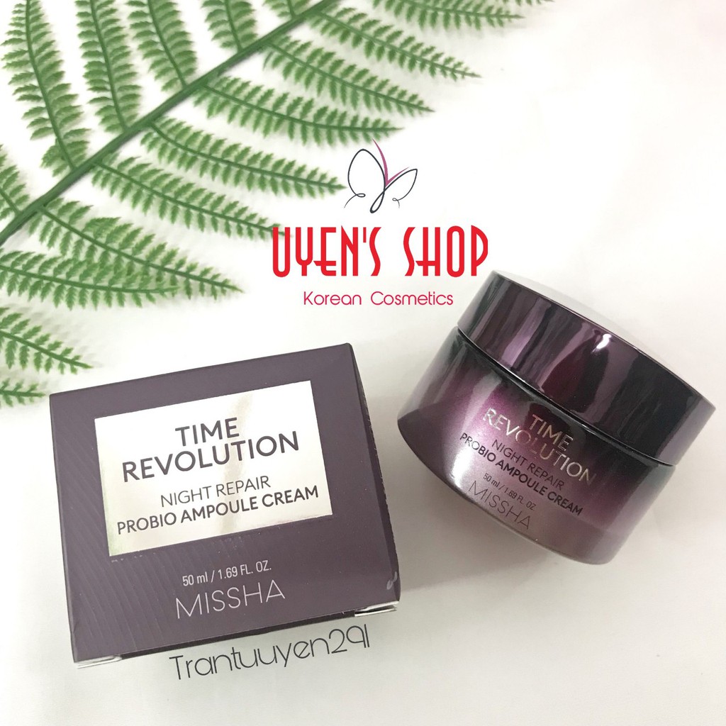 Kem dưỡng da ban đêm Time Revolution Night Repair Probio Ampoule Cream 50ml