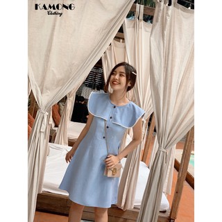 [HÌNH THẬT] ĐẦM CỔ THUỶ THỦ VIỀN REN.