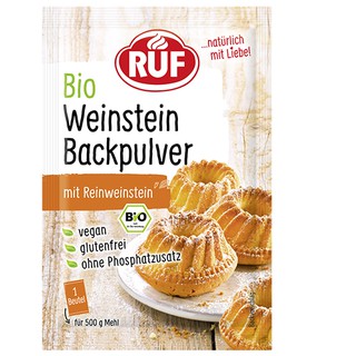 Bột Nở Hữu Cơ Ruf Vegan Baking Powder gói 20g