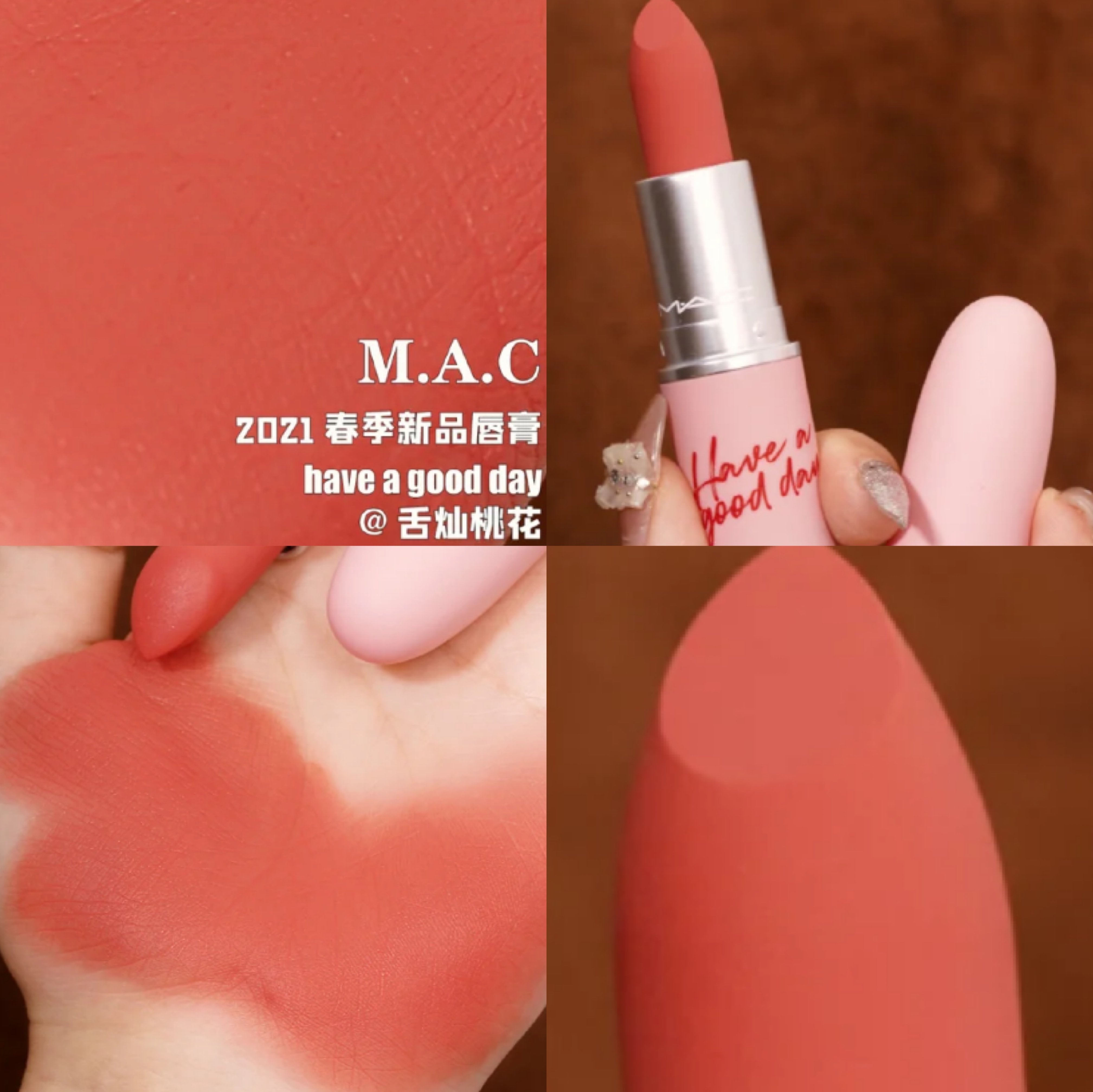 (Hàng Mới Về) Son Môi Mac / Magic Thiết Kế Vỏ Hồng Xinh Xắn | BigBuy360 - bigbuy360.vn