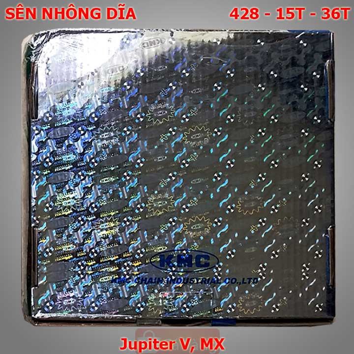 Sên nhông dĩa xe máy Jupiter V, MX, SIRIUS hàng chính hãng KMC