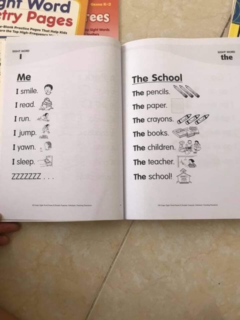 Sight word học liệu cho con tặng kèm file nghe