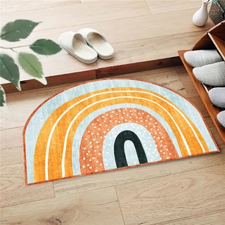 Thảm lót sàn hình bán nguyệt phong cách bắc âu sang trọng