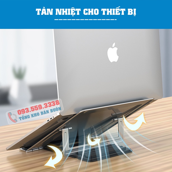 Giá đỡ Laptop / Macbook T8 10 - 16 Inch - Kệ Đỡ Laptop - Ipad - Máy Tính Bảng - Hợp Kim Nhôm - Tản Nhiệt Tốt