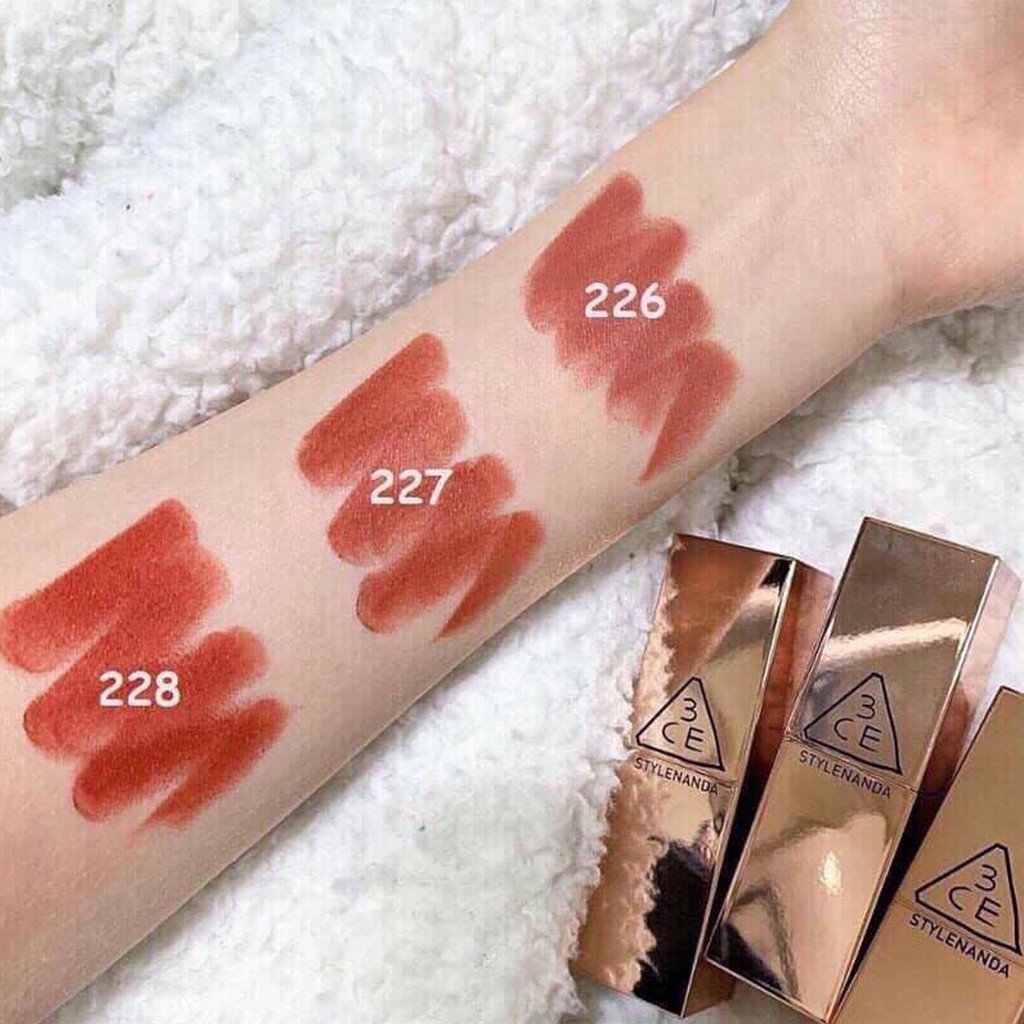 Son Thỏi Lì 3CE Matte Lip Color - Chuẩn Tone Tây