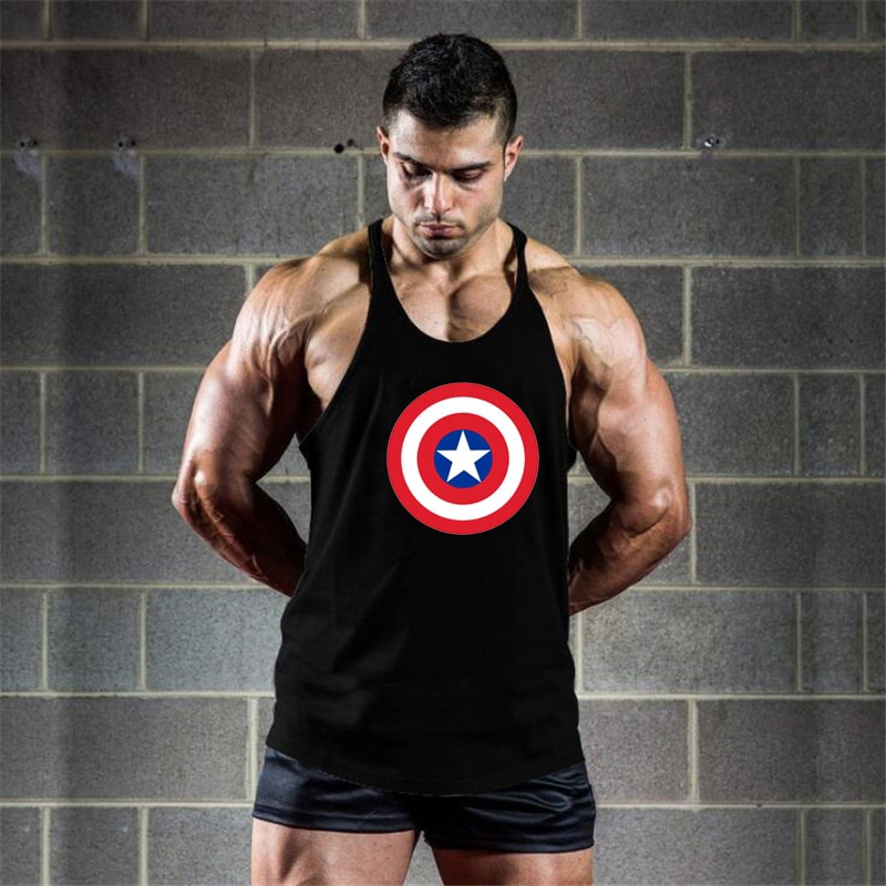 Áo Ba Lỗ Tập Gym Lưng Dây Chữ Y Cho Nam