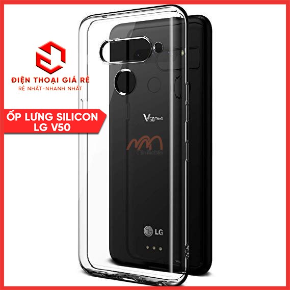 Ốp Lưng Silicon Trong Suốt Cho LG V50 ThinQ