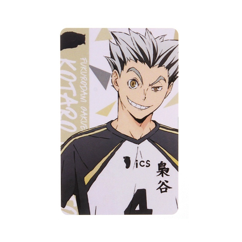 M1 Ảnh thẻ in hình HAIKYUU!! Vua Bóng Chuyền card bo góc viền 5*8cm anime chibi sưu tầm độc đáo