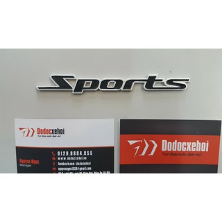 CHỮ THÉP SPORT DÁN XE