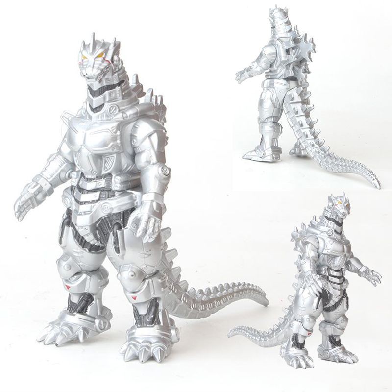 Mô hình quái vật Mechagodzilla trong phim Godzilla 2018 màu bạc kích thước 7"