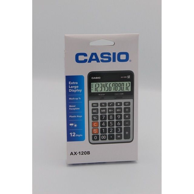 [Rẻ Vô Địch]Máy tính Casio AX-120B ( chính hãng bảo hành 7 năm)