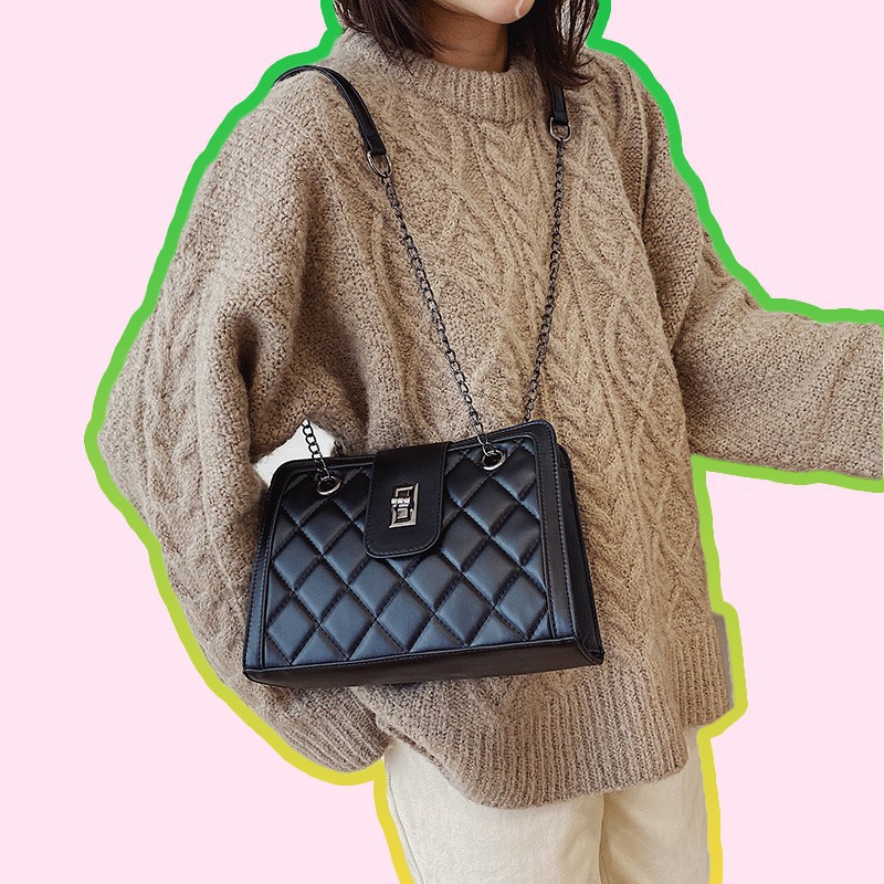 Túi đeo chéo nữ vuông thời trang cao cấp da PU đẹp giá rẻ MOTERI