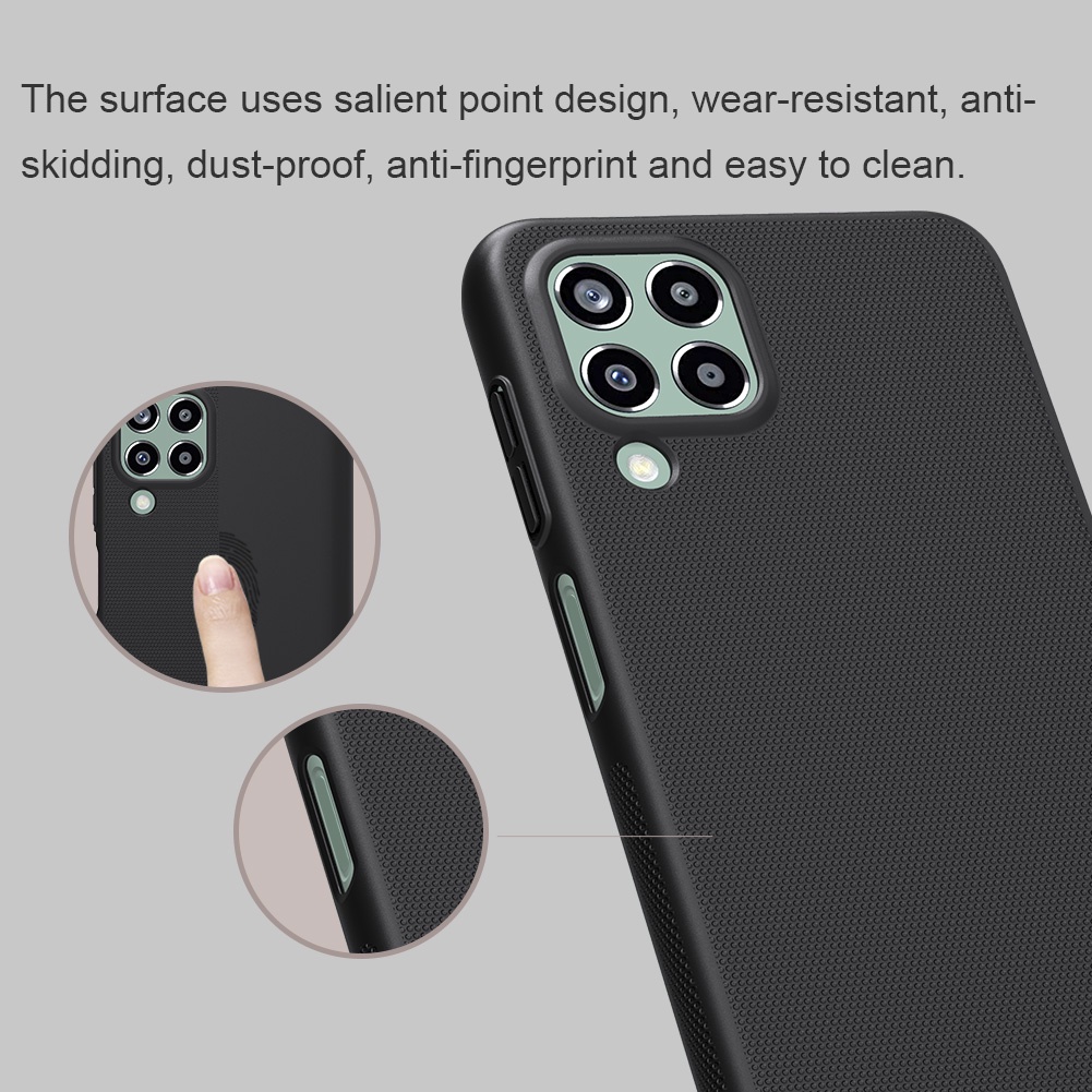 Ốp điện thoại NILLKIN PC cứng nhám siêu mỏng chống sốc chống bám dấu vân tay cho Samsung Galaxy M33 5G