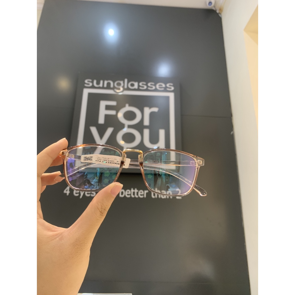 Gọng kính nhựa dẻo nữ tính gọng vuông hot trend màu hồng Tr 210 | BigBuy360 - bigbuy360.vn