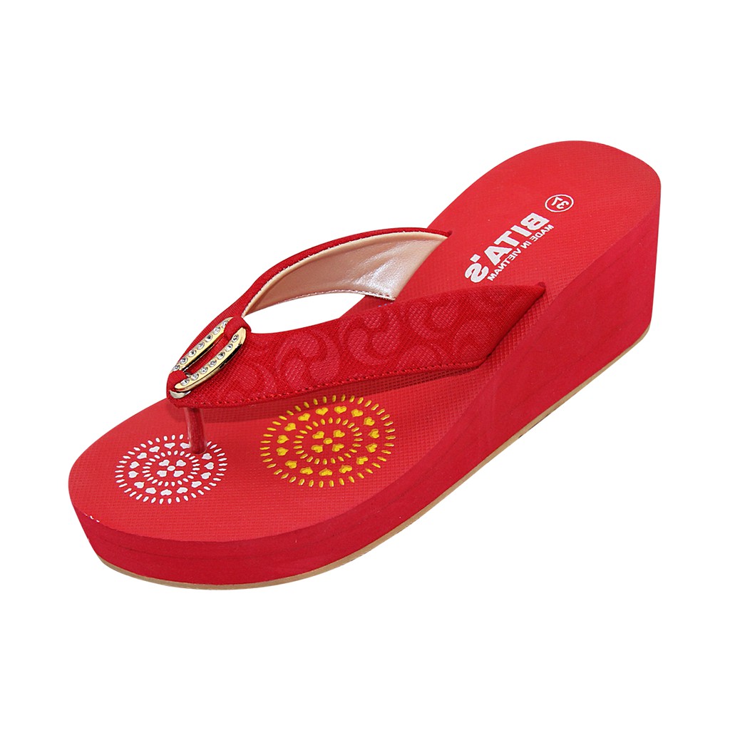 Dép Bita's nữ - SW.227 Đỏ - quai kẹp