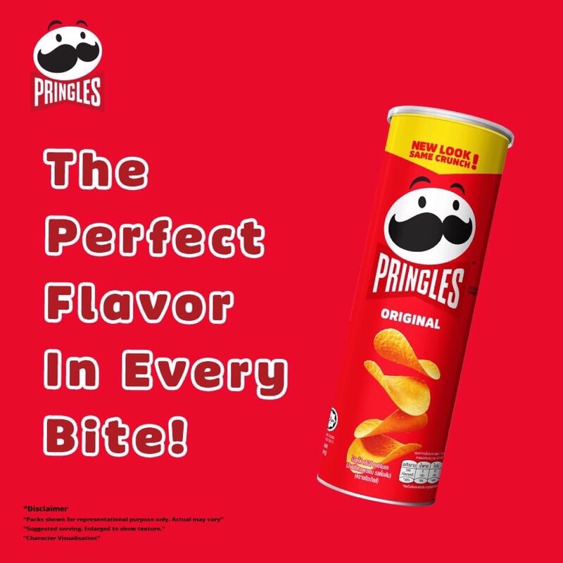 (7 Vị) Khoai tây chiên Pringles hộp 110gr