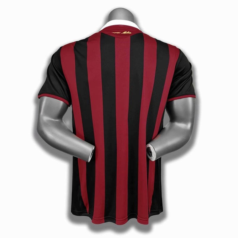 Áo Thun Bóng Đá Đội Tuyển AC Milan Mùa 2009/10 Phong Cách retro Cho Nam