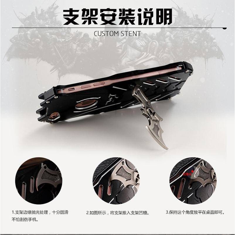 Ốp Điện Thoại Khung Kim Loại In Hình Batman Chống Rơi Vỡ Cho Iphone Xsmax Xr 7 / 8plus / 6s | BigBuy360 - bigbuy360.vn