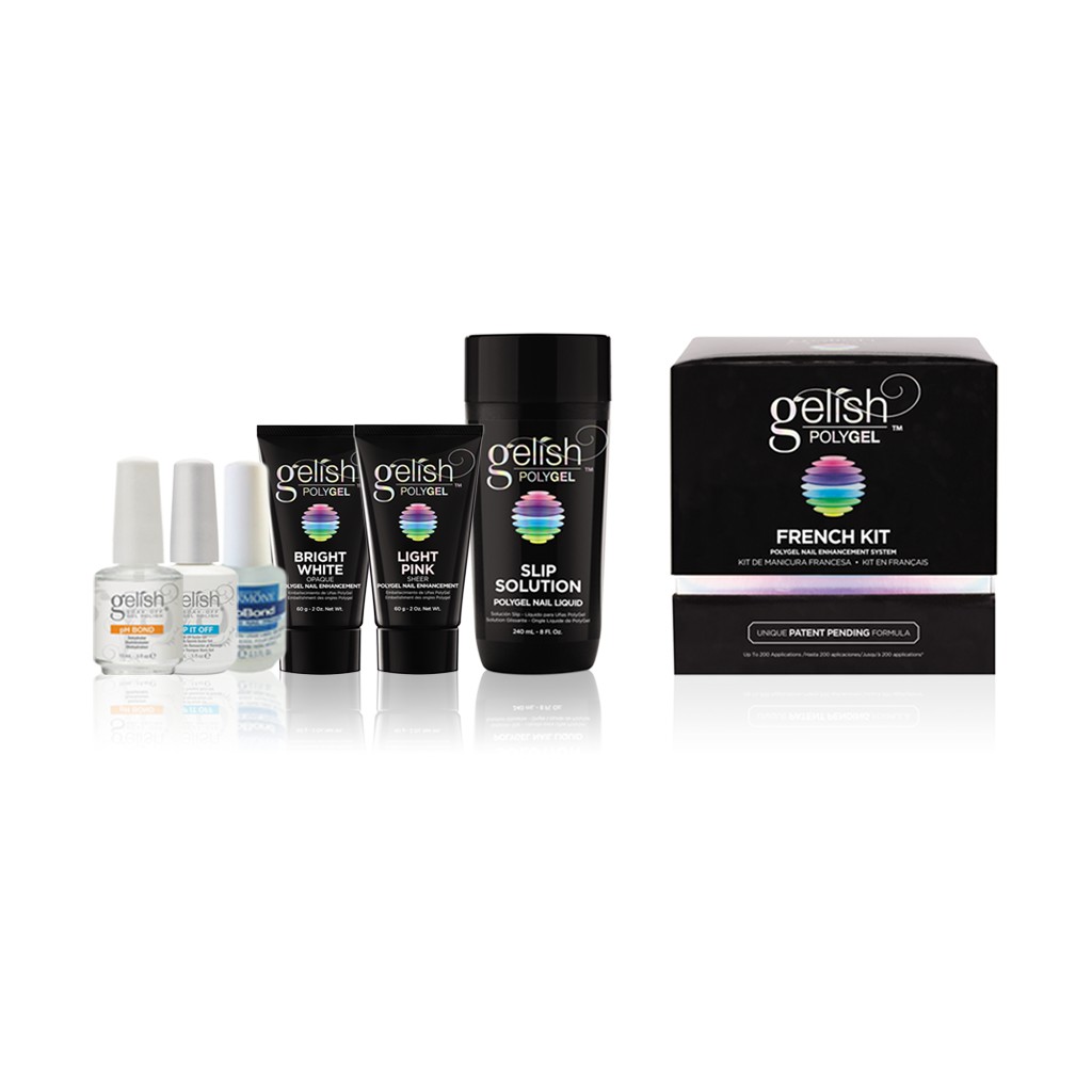 BỘ ĐẮP GEL FRENCH KIT POLYGEL GELISH