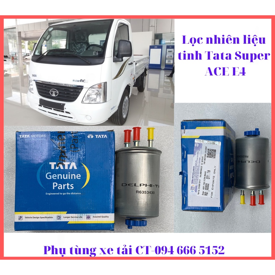Lọc nhớt/lọc gió/lọc nhiên liệu Tata Super Ace E4-Chính hãng