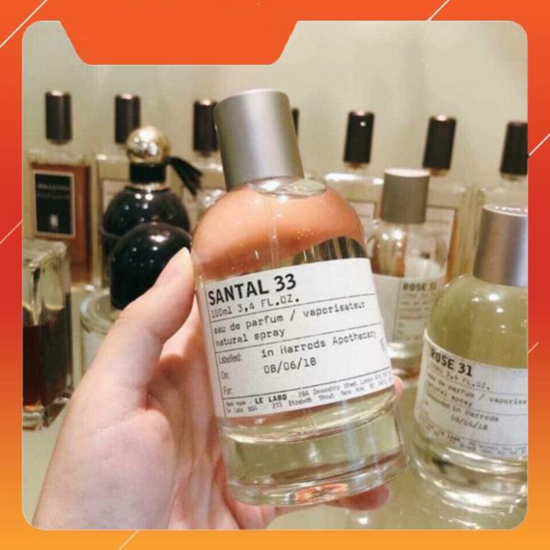Nước Hoa Cao Cấp Le Labo Santal 33 Hàng Full Box Cực Thơm Thơm Lâu