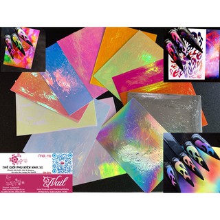 Sticker Lửa Dạ Quang Ngọn Lửa Mẫu Mới