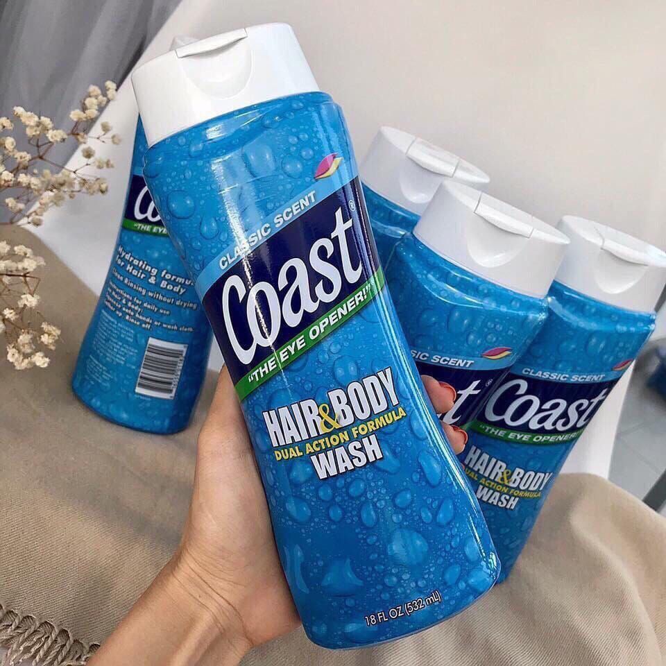 Dầu tắm và gội COAST 532ml