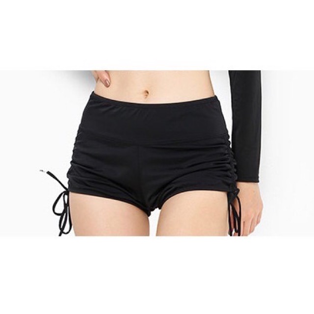 Quần Bơi/ Quần Tập Thể Thao Nữ Rút Dây Đen ( free size 40-60 ký) Hàng Shop Cam Kết Chất Đẹp | BigBuy360 - bigbuy360.vn