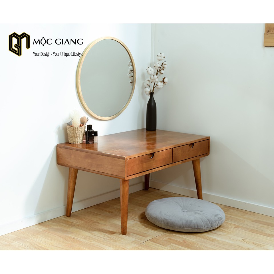 Bàn Trang Điểm Ngồi Bệt - Chất Liệu Gỗ Cao Su Tự Nhiên - Thiết Kế Hiện Đại | BigBuy360 - bigbuy360.vn