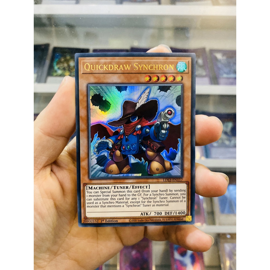 Thẻ Bài YugiOh! Mã LDS3-EN117 - Quickdraw Synchron - Ultra Rare - 1st Edition