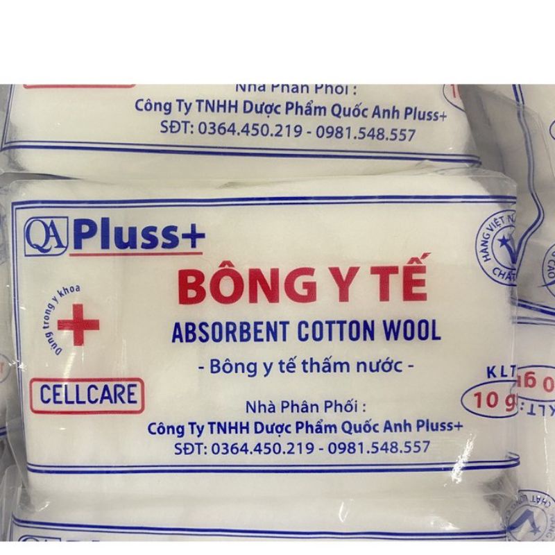 Bông y tế 5g,10g,25g,1kg