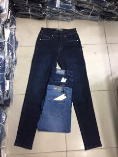 Quần jeans lưng vừa xuất khẩu