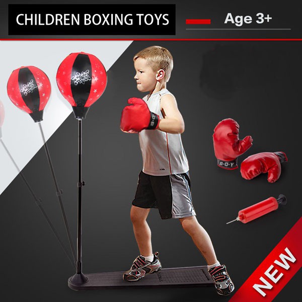 bộ đồ chơi đấm bốc cho bé, bộ đấm bốc boxing cho bé luyện tập phản xạ .