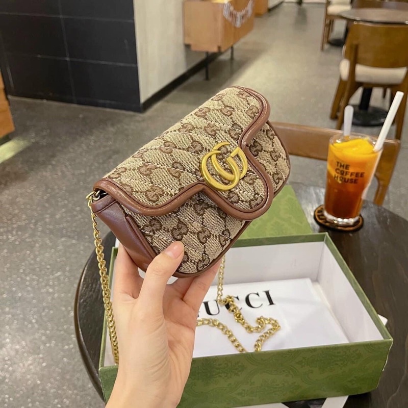 Túi đeo chéo thời trang nữ nhỏ gọn hoạ tiết siêu đẹp phong cách Hàn Quốc