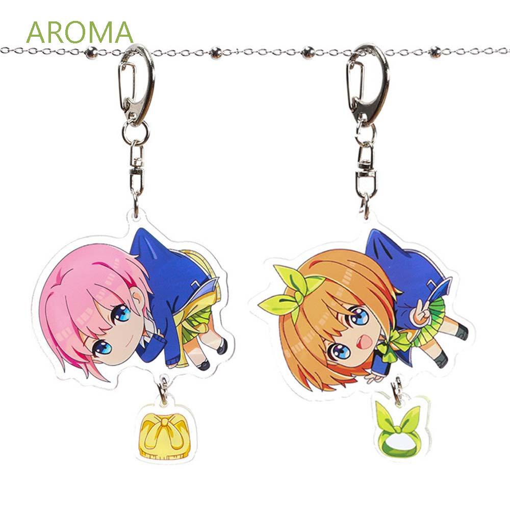 Móc khóa họa tiết hoạt hình anime Nakano Ichika dễ thương