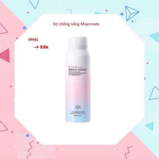 Xịt chống nắng maycreat