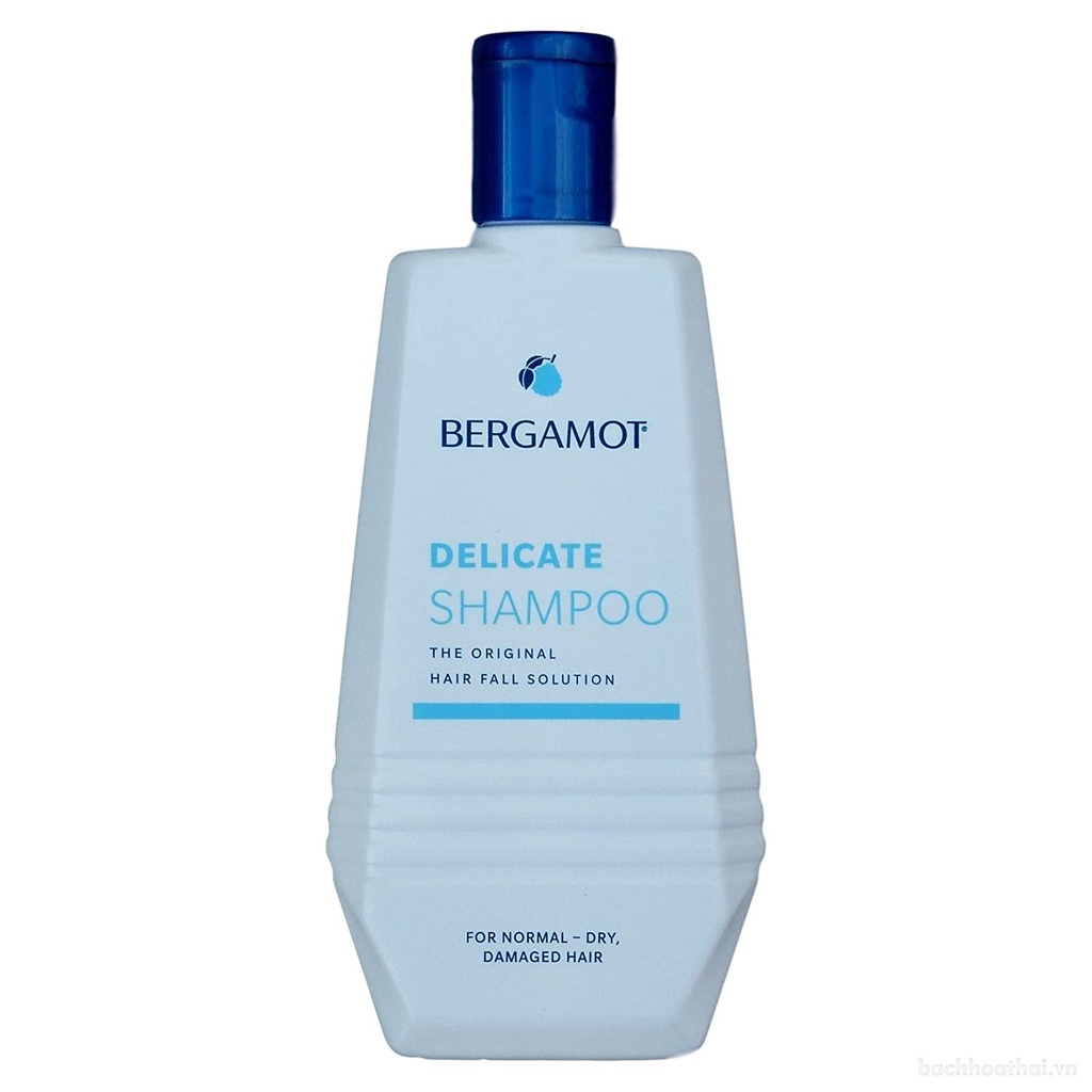 Dầu gội ḋược liệu Bergamot Delicate Shampoo Thái Lan dưỡng phục hồi ngăņ rụng ṫóc