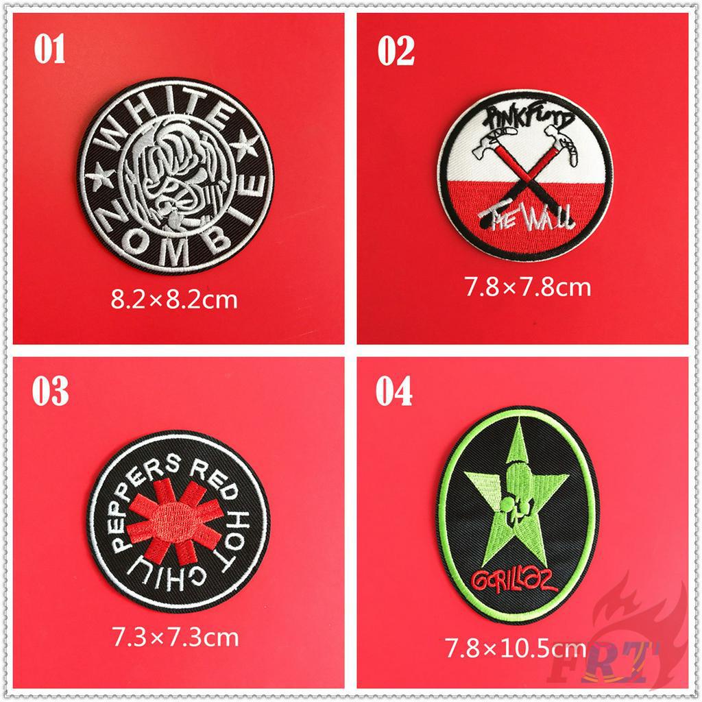 1 Sticker Ủi Thêu Hình Phong Cách Nhạc Rock Cá Tính