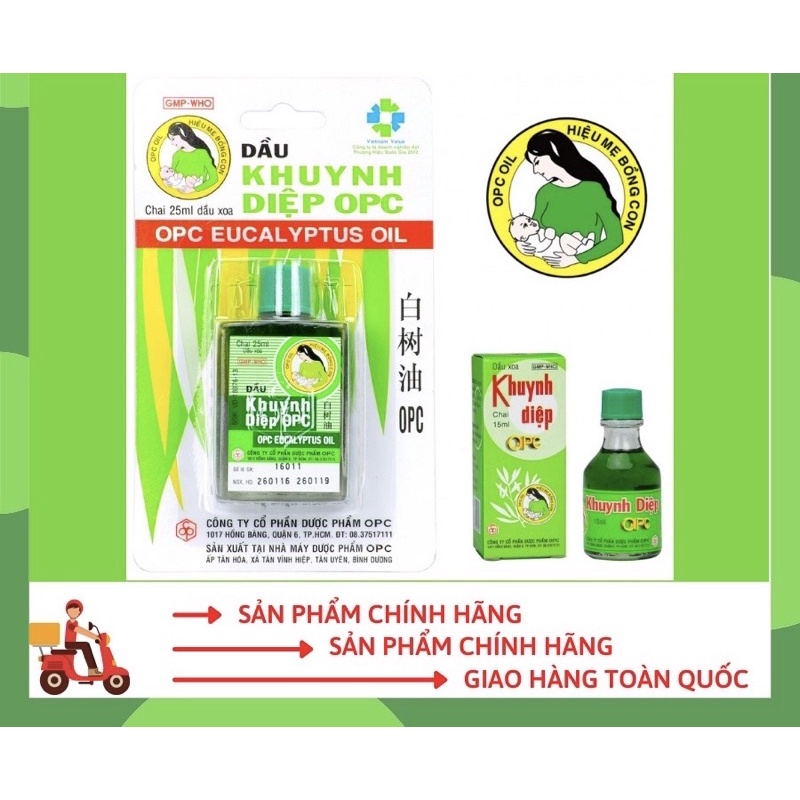 Dầu khuynh diệp opc 25ml