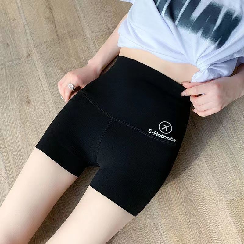 Quần Short An Toàn Eo Cao Co Giãn Bằng Lụa Mát Dành Cho Nữ