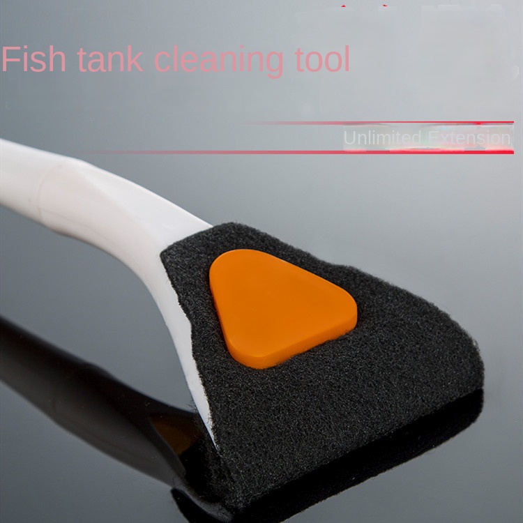 Bàn Chải Vệ Sinh Bể Cá Cán Dài Bằng Nhựa Chất Lượng Cao