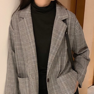 Áo blazer nữ sọc dáng dài màu chất đẹp hàng quảng châu thời trang thu đông kiểu 2022