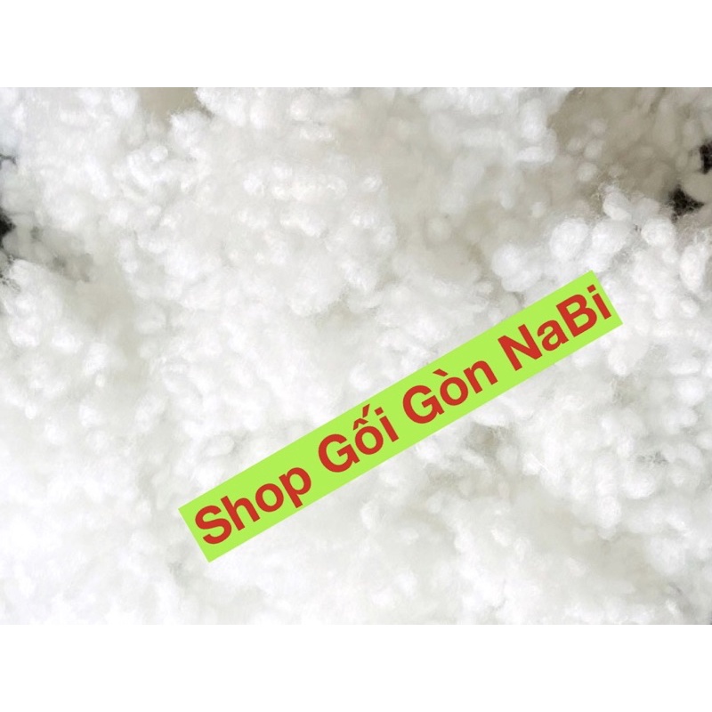 Gối gòn bi cho người nằm cao có dây kéo
